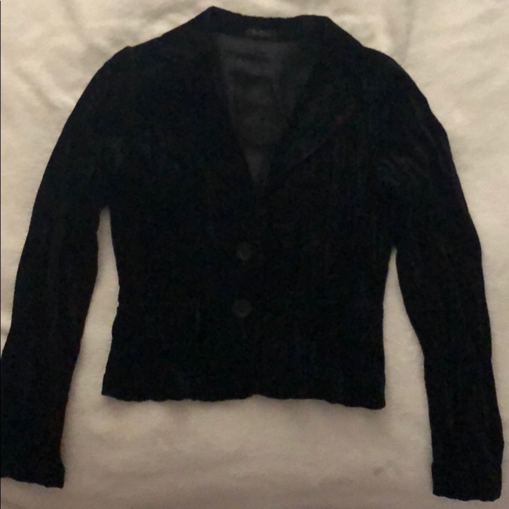 Light velvet feel jacket